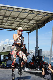 Hannah beim ersten Bergkaiser Musi Open Air am Hartkaiser am 15.08.2017